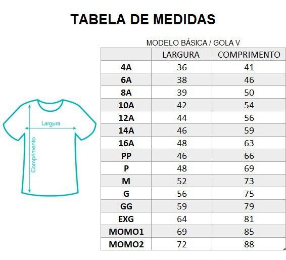 vpc tamanhodecamisetas