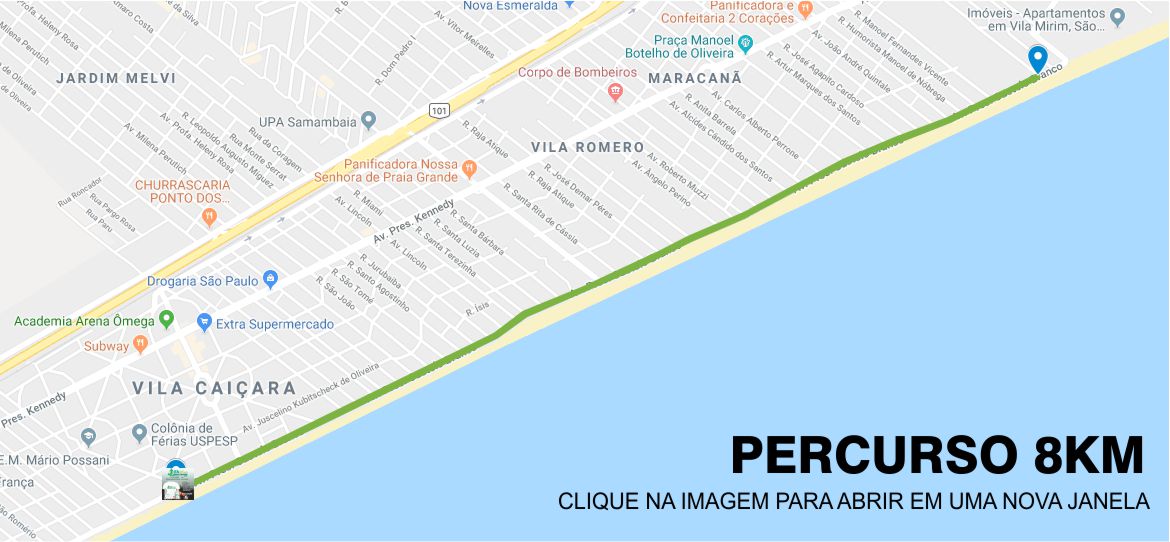8k verao praia grande percurso