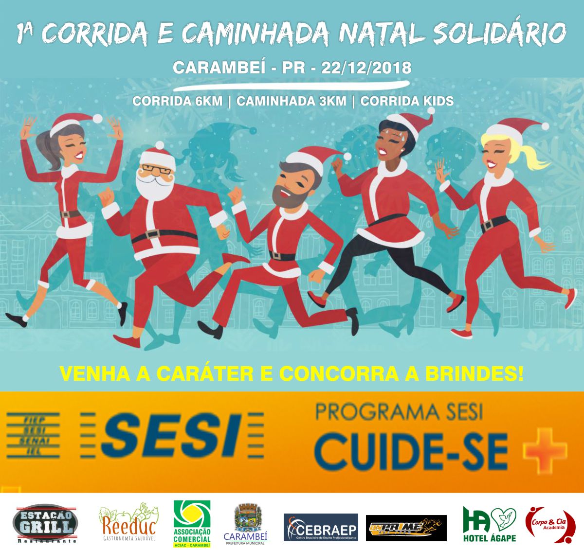 corrida solidaria carambeic