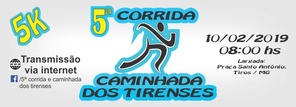 header 5 corrida tiros