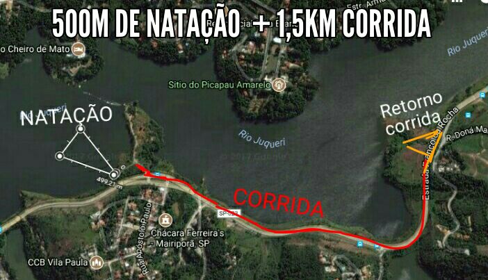 percurso 2 duathlon mairipora