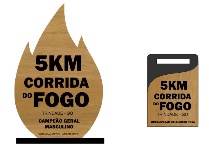 trofeu corrida do fogo