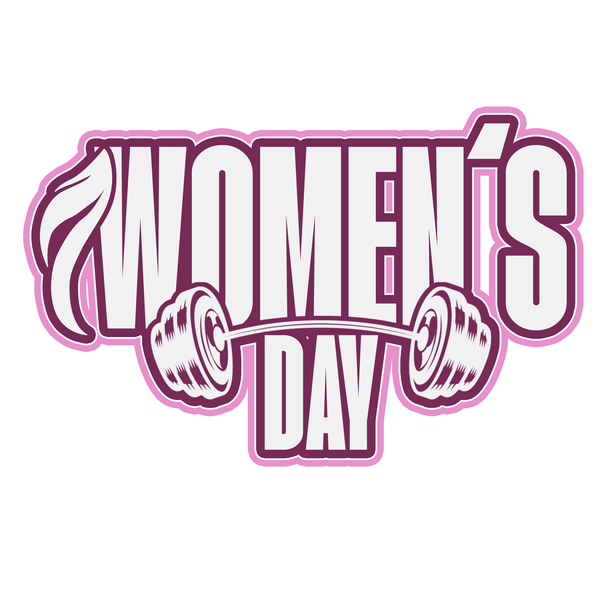 2 Logo Womans Day Sticker