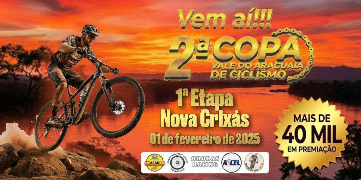 COPA DE CICLISMO VALE DO ARAGUAIA 2026 - Nova Crixás/GO 