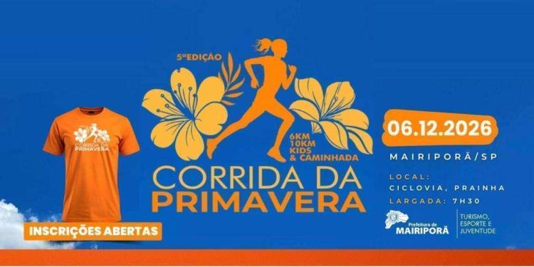 5ª Corrida e Caminhada da Primavera - Mairiporã/SP