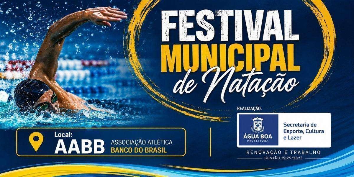 Festival Municipal de Natação - Agua Boa/MT