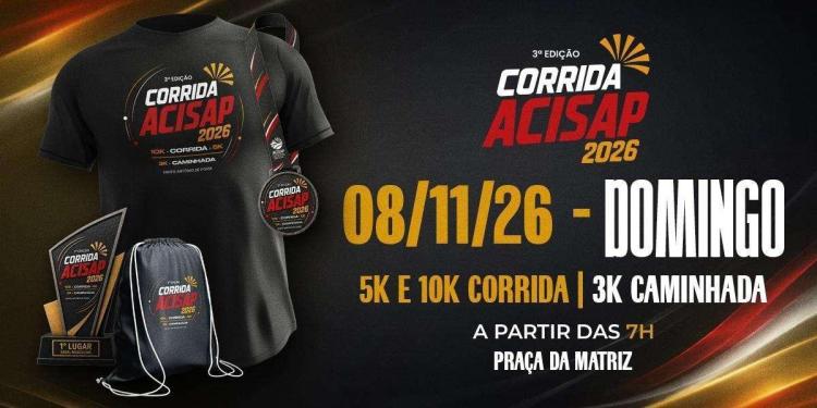 3ª Corrida ACISAP - Santo Antonio de Posse