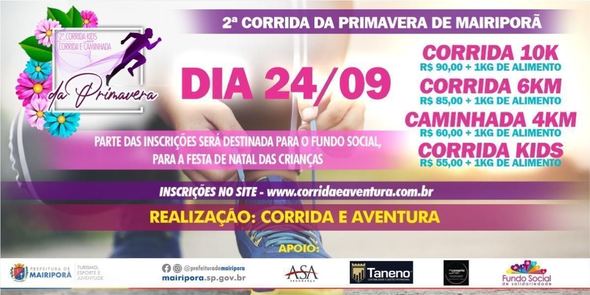 2ª Corrida e Caminhada da Primavera de Mairiporã