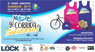 3ª Corrida Projeto Ondas - 3ª Etapa Circuito Guarujá 2019