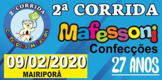 2ª CORRIDA CONFECÇÕES MAFESSONI - 27 ANOS