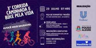 3ª Corrida, Caminhada e Bike pela Vida