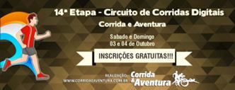 14ª Etapa do Circuito de Corridas Digitais Corrida e Aventura