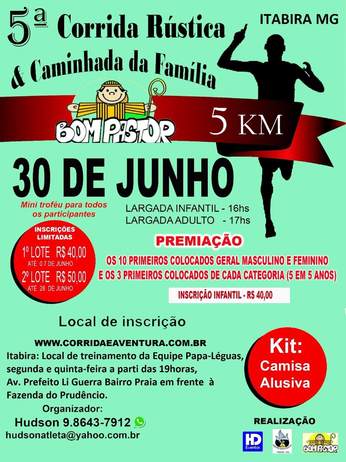 5ª Corrida Rústica da Creche Bom Pastor Itabira MG