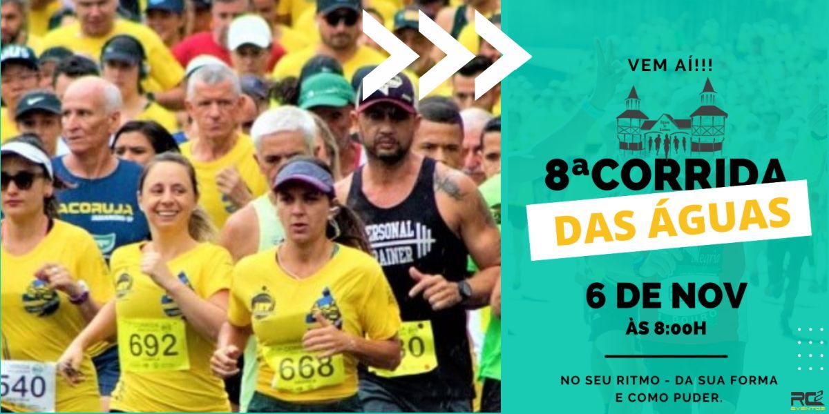 8ª Corrida das Águas 5 e 10km - Águas de Lindóia/SP