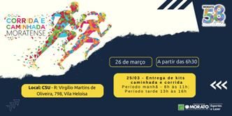 Corrida e Caminhada - Moratense