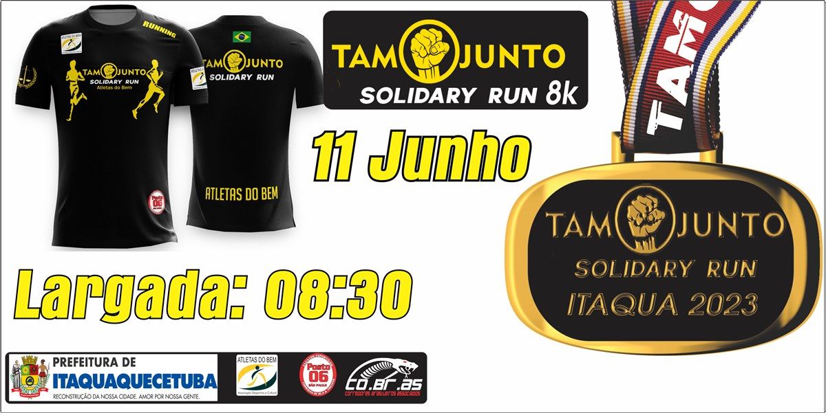 CORRIDA TAMO JUNTO - SOLIDARY RUN ITAQUÁ 7KM