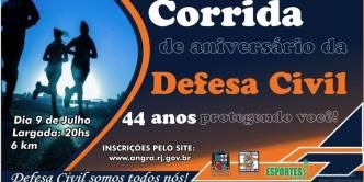 CORRIDA DE ANIVERSÁRIO DA DEFESA CIVIL – 44 ANOS