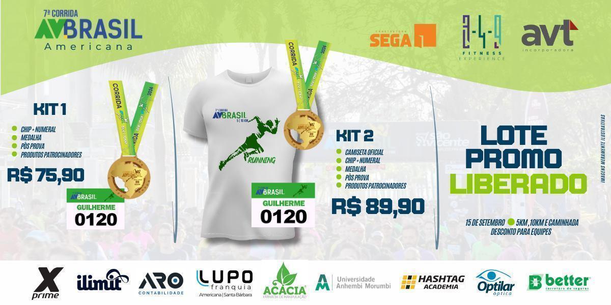 8ª Corrida Avenida Brasil - Americana/SP