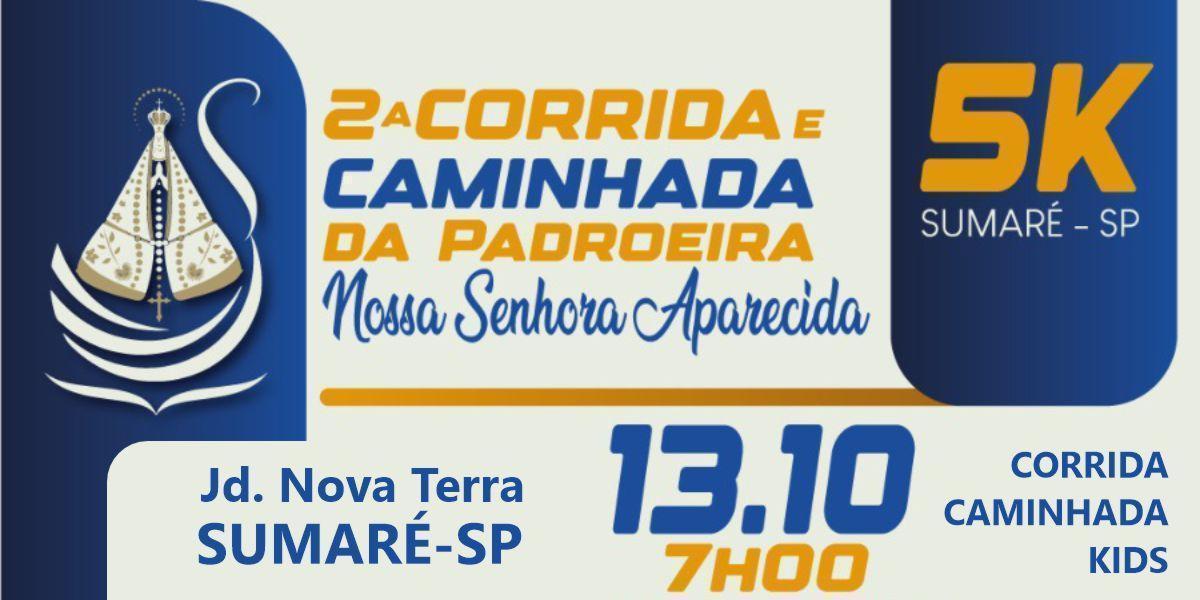 2º CORRIDA NOSSA SENHORA APARECIDA – 5K CAMINHADA 3K