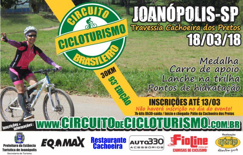 Circuito de Cicloturismo - 93ª Edição: JOANÓPOLIS-SP