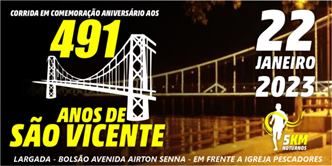 Corrida em Comemoração ao 491º Aniversário de São Vicente