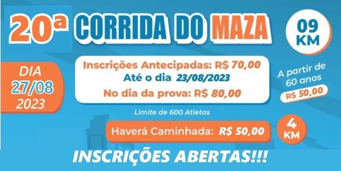 20° Corrida do Maza 9KM