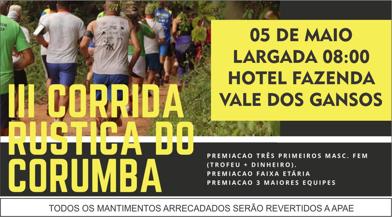 III Corrida Rústica do Corumbá - Mairiporã/SP