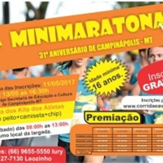 5ª Minimaratona: 31º Aniversário de Campinápolis