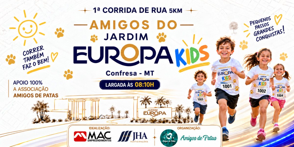 1ª CORRIDA KIDS AMIGOS DO JARDIM EUROPA 2026