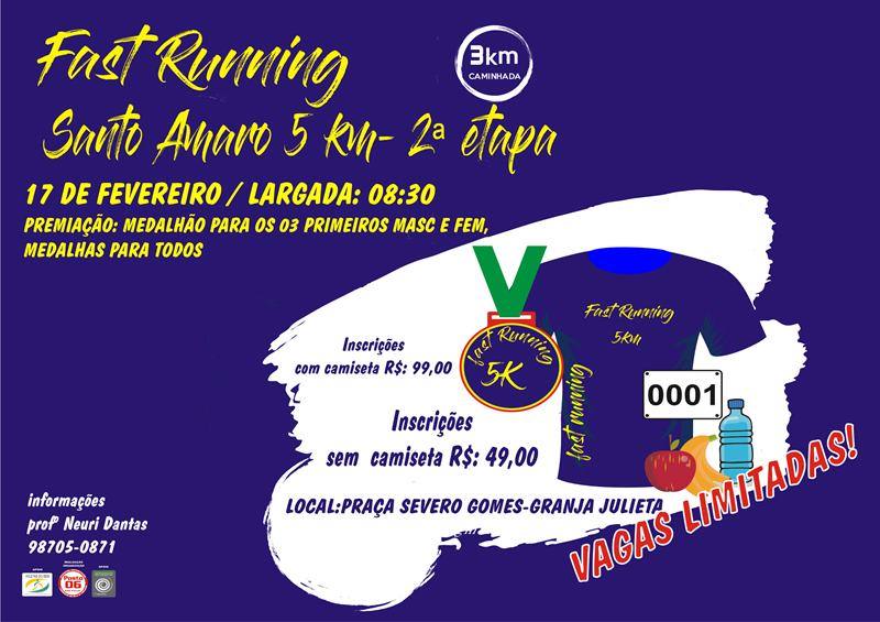 FAST RUNNING SANTO AMARO- 2ª ETAPA