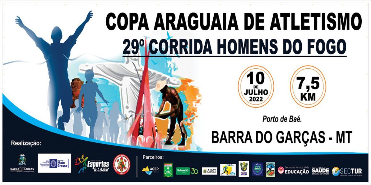 COPA ARAGUAIA DE ATLETISMO - 29º CORRIDA HOMENS DO FOGO