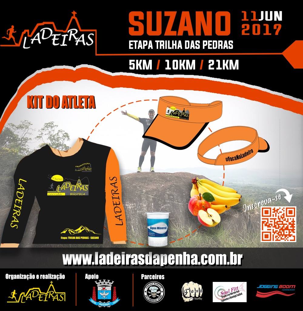 CIRCUITO DE CORRIDAS DE CORRIDA RUSTICA 2017 – SUZANO - Etapa Trilha das Pedras