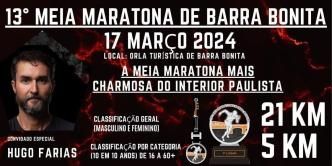 13° MEIA MARATONA TURÍSTICA BARRA BONITA 2024