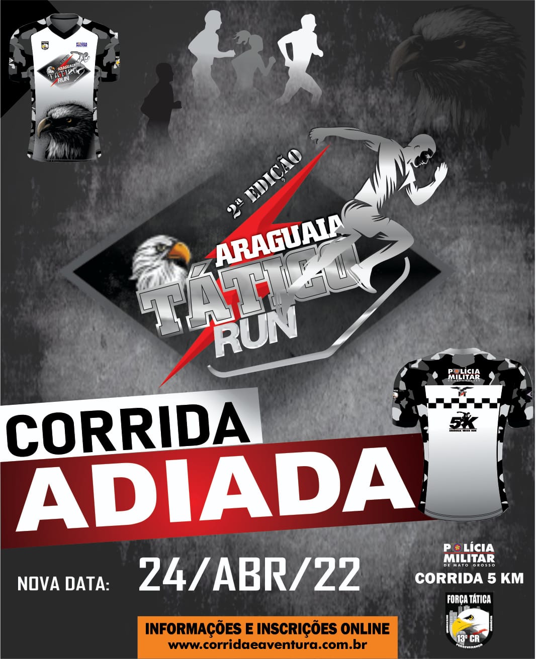 2ª CORRIDA DE RUA - ARAGUAIA TÁTICO RUN
