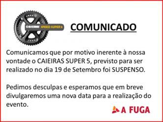 Caieiras Speed Super 5 - A Fuga