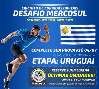 39ª etapa do Circuito de Corridas Digitais - Mercosul - Uruguai