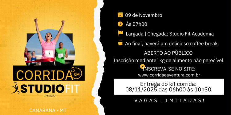 Corrida STUDIO FIT - Canarana/MT