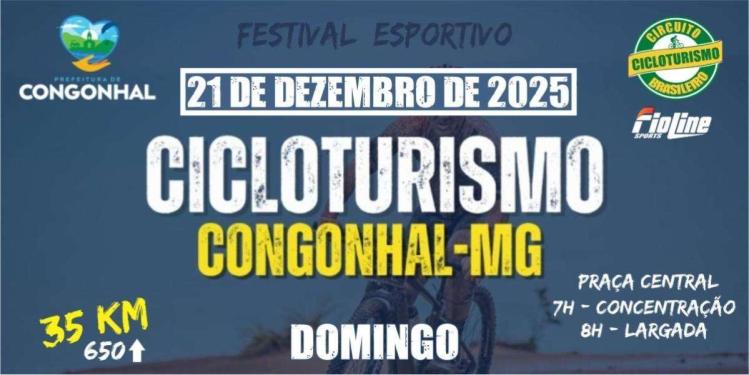 Circuito de Cicloturismo Congonhal 2025  - NOVA DATA
