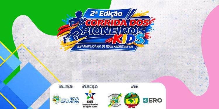 Corrida Kids de Rua dos Pioneiros • 2ª Edição • Nova Xavantina-MT