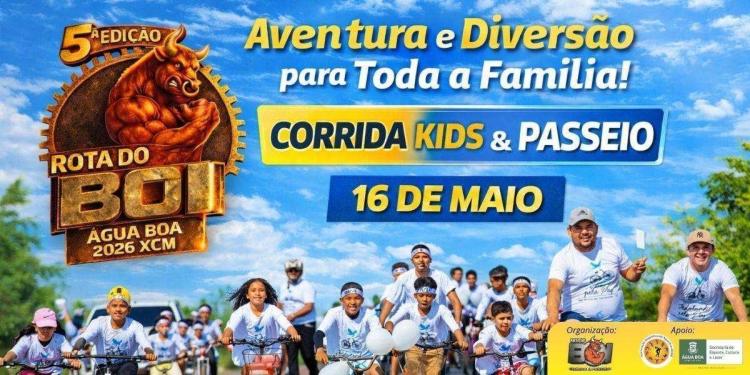 CORRIDA KIDS E PASSEIO CICLÍSTICO - ROTA DO BOI