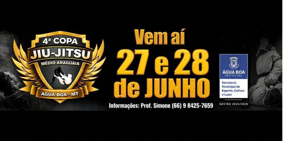 4ª Copa Jiu Jitsu - Médio Araguiaia