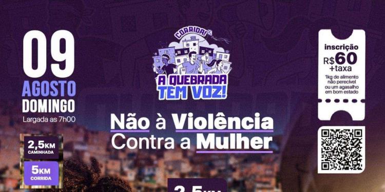 2ª Corrida “A Quebrada Tem Voz” – Não à Violência Contra a Mulher