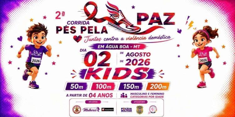 2ª Corrida Pés Pela Paz 2ª Edição Kids 2026