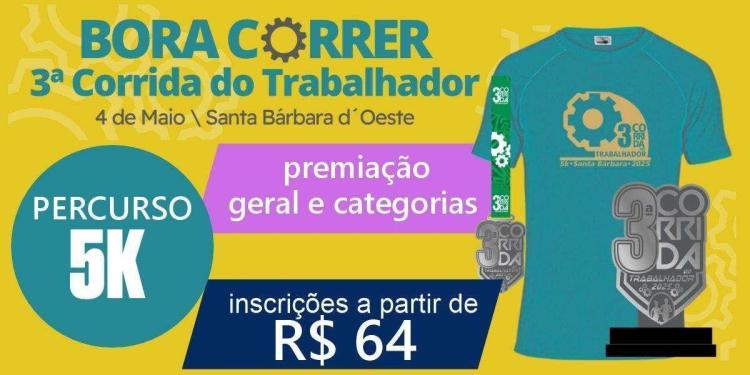 3º CORRIDA DO TRABALHADOR SBO – 2025