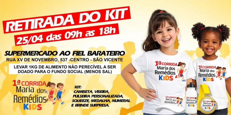 1ª Corrida Maria dos Remédios kids