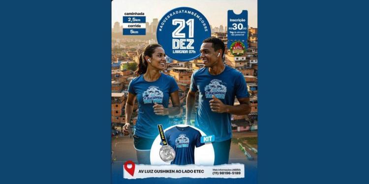 1ª CORRIDA “A QUEBRADA TEM VOZ” – NATAL SEM FOME