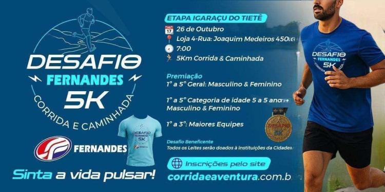 Circuito de Corrida Supermercados Fernandes Etapa Igaracu do Tietê