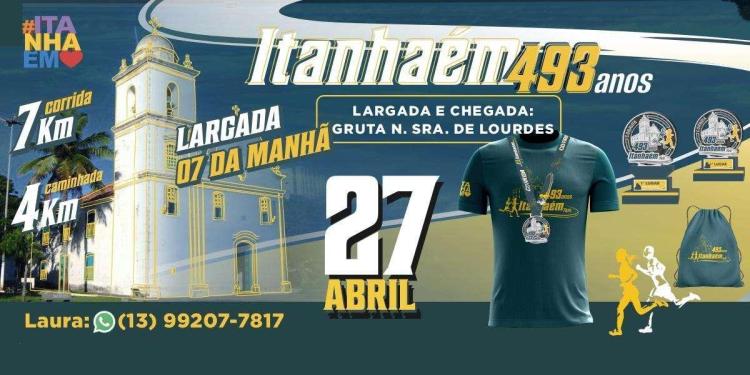 Corrida 493 anos de Itanhaém