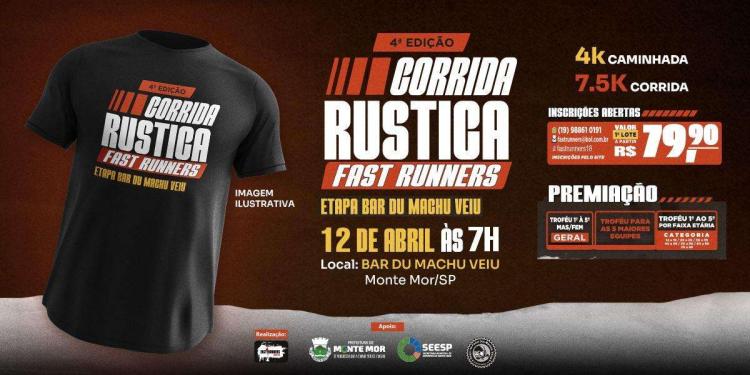 4ª CORRIDA RÚSTICA FAST-RUNNERS - ETAPA: BAR DU MACHU VEIU 2026