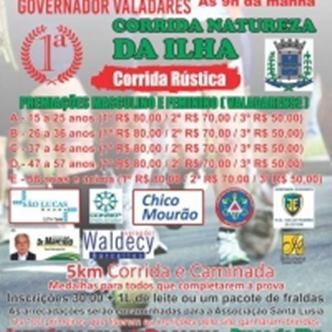 Corrida Rústica: Comemorando o Dia da Natureza” Visão Panorâmica do Rio Doce e do Pico da Ibituruna